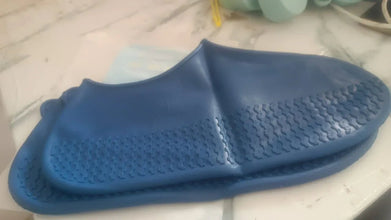 Non - Slip Silicone Rain Reusable Anti skid Waterproof Fordable Boot Shoe Cover (Extra Large Size (XL)/ 1 Pair / Mix Color) - Justgrabit Inc.