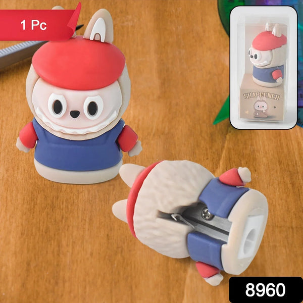 Cartoon - Shaped Pencil Sharpener with Built - In Eraser - Fun & Practical Stationery (1 Pc /Mix Design) - Justgrabit Inc.