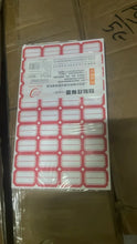 Multipurpose Blank Label Sticker Sheets Red Border Self - Adhesive Writable Stickers for Bottles (50 Sheet) - Justgrabit Inc.