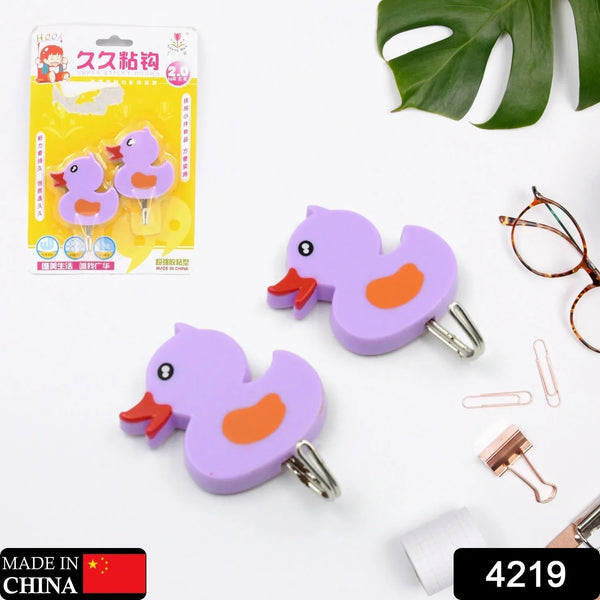 Strong Self - Adhesive Hooks (2 Pc): Heavy Duty, Waterproof, All - Purpose - justgrabit.in | Just Grab It