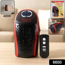 Wonder Warm 400W Wall Plug Room Heater with Remote Control (1 Pc) - justgrabit.in | Just Grab It