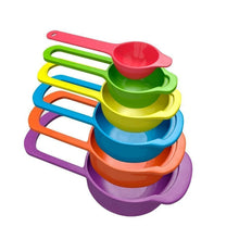 Plastic Measuring Spoons for Kitchen (6 pack) - Justgrabit Inc.