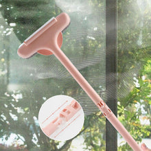 Brush 2 in 1 Mesh Cleaning Brush & Wiper with Extended Handle Window Cleaning Brush Net Cleaner,Magic Window Cleaner Brush, Window Mesh Cleaner (1 Pc) - Justgrabit Inc.