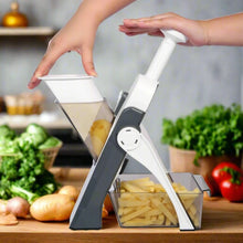 Multi functional Time Saving Adjustable Hand Press Vegetables Chopper - Justgrabit Inc.