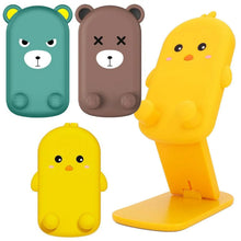 Cute Cartoon Design Multi - Angle Adjustable Foldable Mobile Stand - Justgrabit Inc.