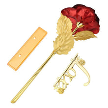 24k Gold Rose,hicoosee Gold Foil Plated Rose with LOVE Stand and Gift Box for Anniversary, Birthday, Wedding , Christmas ,Thanks giving - Justgrabit Inc.