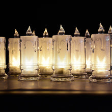 Big Flameless Melted Design Candles Set, Diwali (12 pcs) - justgrabit.in | Just Grab It