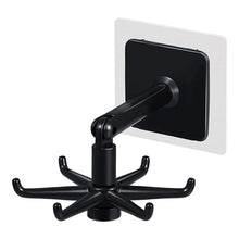 Rotatable hooks for hanging 360 (1 Pc / Black) - Justgrabit Inc.