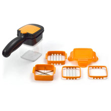 5 In 1 Nicer Dicer used for cutting and shredding of various types of food stuff in all kitchen purposes. - Justgrabit Inc.