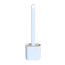 Silicone Toilet Brush with Holder Stand for Bathroom Cleaning - Justgrabit Inc.
