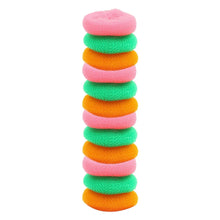 Plastic Scrubber Round Nylon Scrubbers (Pack of 12) - Justgrabit Inc.