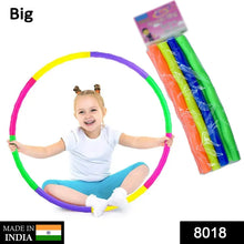 Hoops Hula Interlocking Exercise Ring for Fitness with Dia Meter Boys Girls and Adults (8 Pcs Set) - Justgrabit Inc.