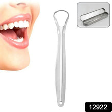 Stainless Steel Tongue Scraper for Bad Breath & Oral Hygiene, Metal Case Included (1 Pc) - justgrabit.in | Just Grab It