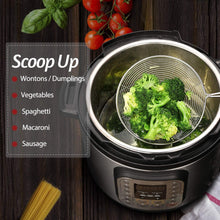 Round Stainless Steel Deep Fry / Mesh Strainer - Justgrabit Inc.