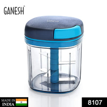 Ganesh Master Chopper with 5 Stainless Steel Blades, XL Large Jumbo Chopper (900 Ml) - Justgrabit Inc.