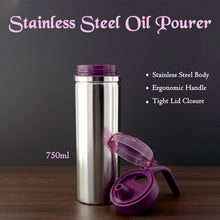 Apex 750ml Approx. Stainless Steel Oil Pourer (1 Pc) - justgrabit.in | Just Grab It