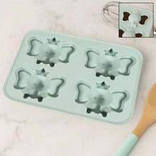 Silicone Cartoon Shape 4 Grid Ice Cube Tray Ice Cube Molds Trays Small Cubes Tray For Fridge, Flexible Silicon Ice Tray (1 pc) - Justgrabit Inc.