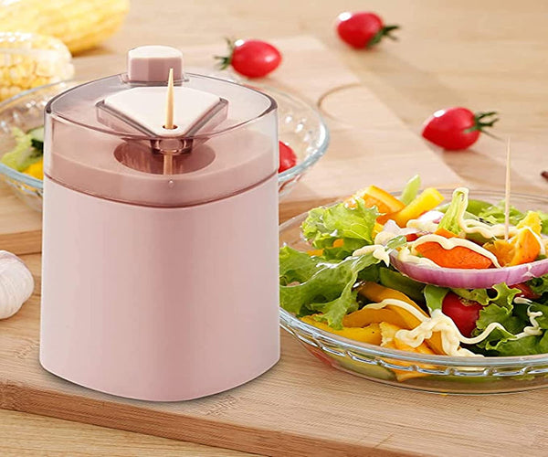 Toothpick Holder Dispenser, - Up Automatic Toothpick Dispenser, Toothpick Storage Box - justgrabit.in | Just Grab It