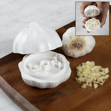 Garlic Press Sharpener Device – Portable Manual Ginger, Chili & Garlic Crusher, Masher, Chopper & Grinder for Kitchen Use - Justgrabit Inc.