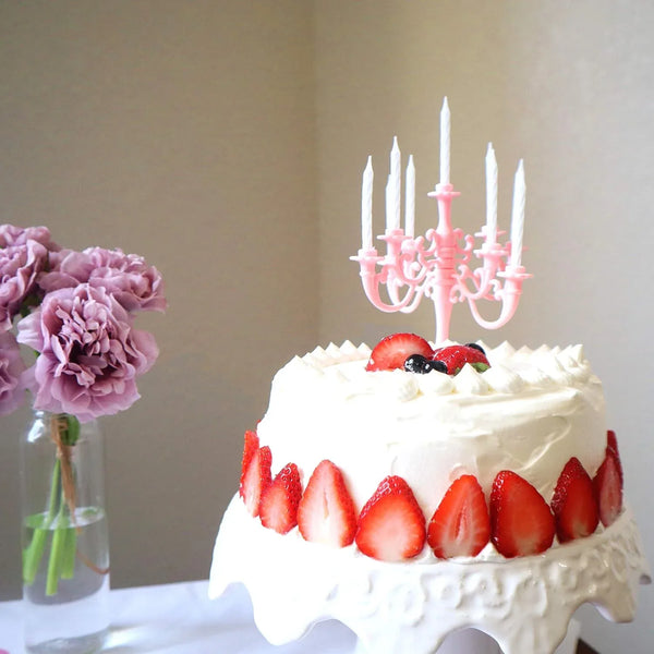 Luxury Birthday Candle Set | Elegant Cake Toppers & Holders for Parties and Proposals, Diwali - justgrabit.in | Just Grab It