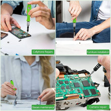 32 in 1 Mini Screwdriver Bits Set with Magnetic Flexible Extension Rod - Justgrabit Inc.