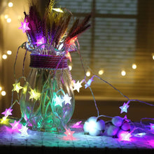 28 LED / Star 3.9 Meter Star Shape Led Light Battery Operated with Flashing Modes for Home Decoration, Kids Room, Waterproof Diwali & Wedding LED Christmas Light Indoor and Outdoor Light ,Festival Decoration (Multicolor Battery Not Included 3.9Mtr) - Justgrabit Inc.
