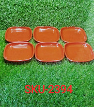 Microwave Safe Quarter Plates Square 6 Pcs, - Justgrabit Inc.