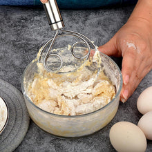 Dough Whisk, Premium Stainless Steel Dutch Whisk, Dough Hand Mixer Artisan Blender For Egg, Bread, Cake, Pastry, Pizza Dough - Perfect Baking Tools, Whisking, Tirring Kitchen Tools (1 Pc) - Justgrabit Inc.