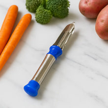 Stainless Steel 2 - in - 1 Vegetable Peeler - Multifunctional Grater with Hanging Ring (1 pc) - Justgrabit Inc.