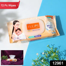 Tulips Sensitive Baby Wet Wipes (1 Set) - justgrabit.in | Just Grab It