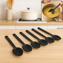 Multipurpose Silicone Spoon, Silicone Basting Spoon Non - Stick Kitchen Utensils Household Heat - Resistant Non Stick Spoons Kitchen Cookware Items For Cooking and Baking (6 Pcs Set) - Justgrabit Inc.