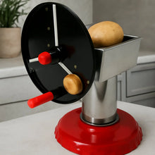Stainless Steel Chips Maker and Vegetable Slicer for Kitchen Potato Slicer Graters and Chippers. Chips Maker is Suitable for Vegetable Cuttings. Chips Maker Consist Hard Coated Iron Wheel and Stand. - Justgrabit Inc.