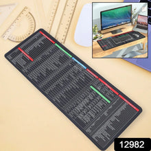 Mat of Shortcut Keyboard Mouse Pad Mat Mouse Pads for Desk Quick Key Super Large Anti - slip Keyboard Pad Desk Accessories Desktop Mouse Pad Office Oversized Big Mouse Pad Rubber (80—30 Cm) - justgrabit.in | Just Grab It