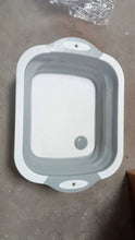Foldable Chopping Board, Dish Rack, Washing Bowl & Draining Basket, 3in1 Multi - Function - justgrabit.in | Just Grab It