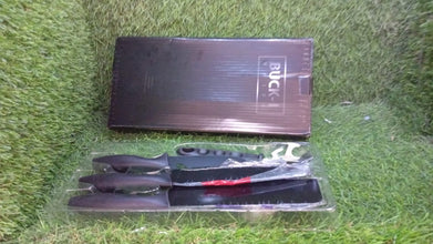 Stainless Steel Chef Knife Set, 5pc Kitchen Cutlery - justgrabit.in | Just Grab It
