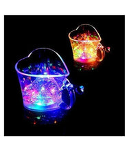 Heart Shape Activated Blinking Led Glass Cup - justgrabit.in | Just Grab It