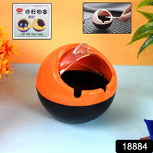 Ball Ashtray PP Plastic Windproof with Lid Indoor Outdoor Patio Car Portable Ashtray - justgrabit.in | Just Grab It