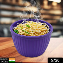 Plastic Round Noodles Maggie Bowl, Soup Bowls for Easy Perfect Breakfast Cereals, Fruits, Beverages, Essentials, Salad, Pasta, Snack Bowl, Microwave Safe, Safe (1 Pc)f - Justgrabit Inc.