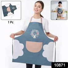 Multipurpose Kitchen Cooking Apron with Front Pocket (1 Pc) - justgrabit.in | Just Grab It