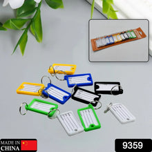 Wallet Keychain 10 pcs Set Plastic Key Custom Key Tags Key Ring Tags Numbered Key Tags Tags with Backpack Keychain - justgrabit.in | Just Grab It