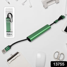 Charging Cable, 3 in 1 Extendable, Data transmit & Charging Cable (1 Pc) - justgrabit.in | Just Grab It
