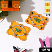 Shubh Labh Decorative Wall Hangings (2 Pc) - justgrabit.in | Just Grab It