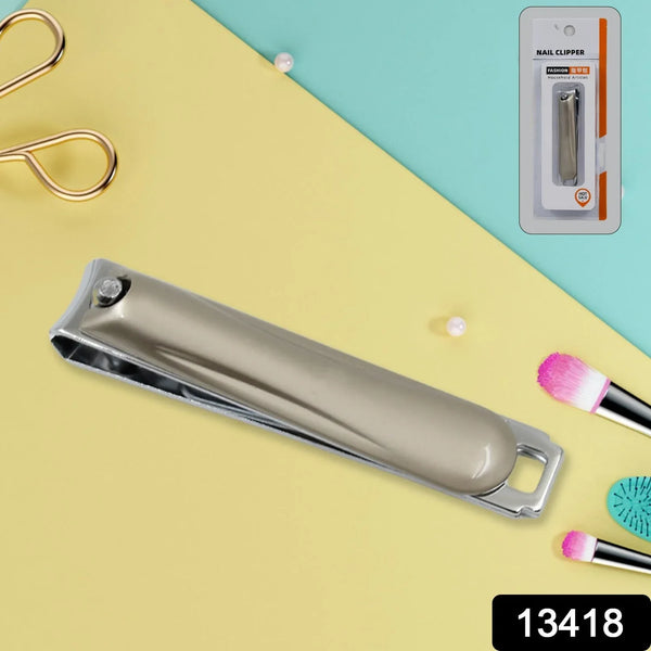 Stainless Steel Folding Portable Large Nail Clippers with Nail File (1 Pc) - justgrabit.in | Just Grab It