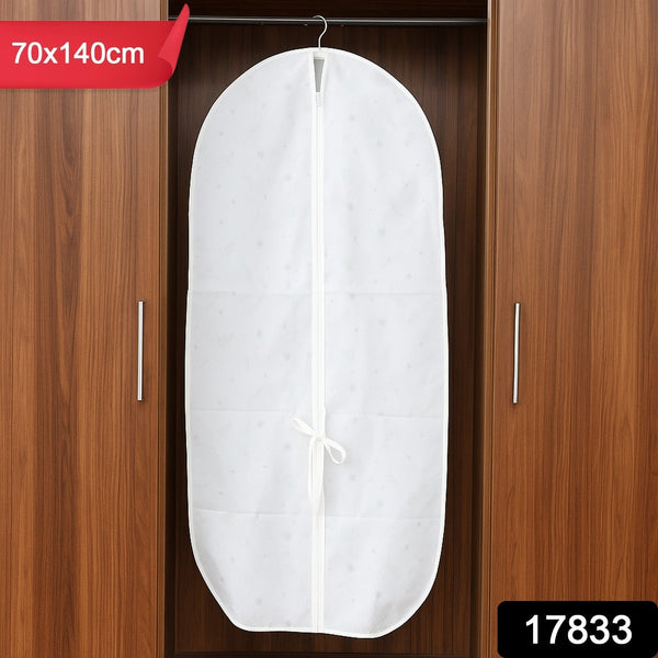 Premium Non - Woven Garment Storage Cover (70 x 140 Cm / 1 Pc) - justgrabit.in | Just Grab It