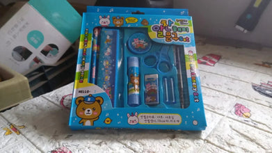 10 - Pc Stationery Set for School, Office & Gifts with Pencil, Pen, Scissors - justgrabit.in | Just Grab It
