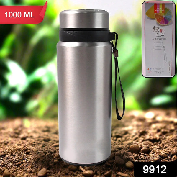 Double - Wall Stainless Steel Vacuum Insulated Bottle (1000ml Approx) - Justgrabit Inc.