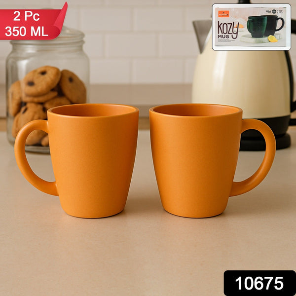 Konvex Premium Coffee and Tea Mugs (2 Pc / 350ML) - justgrabit.in | Just Grab It