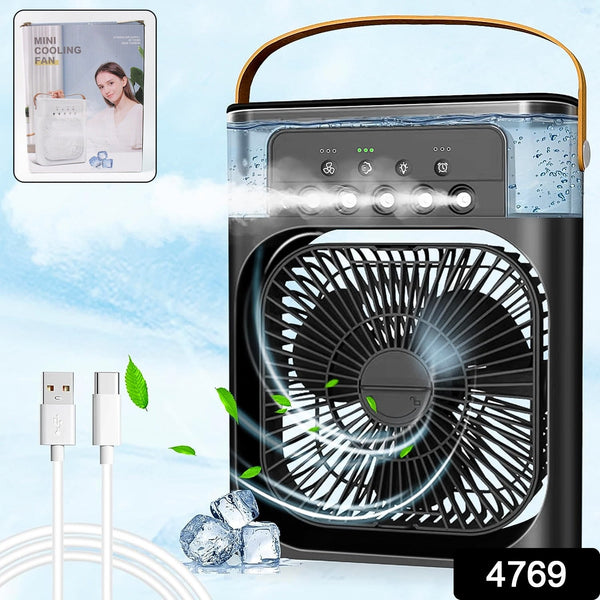 Portable Air Conditioner Fan - Personal Desk Cooling Fan (Battery Not Included) - justgrabit.in | Just Grab It