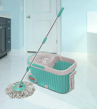 Spin Mop with Bigger Wheels and Plastic Auto Fold Handle for 360 Degree Cleaning - Justgrabit Inc.