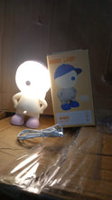 Cute Lovely Cartoon Design LED Desk Night Light With Plastic Head Cap (1 Pc) - justgrabit.in | Just Grab It